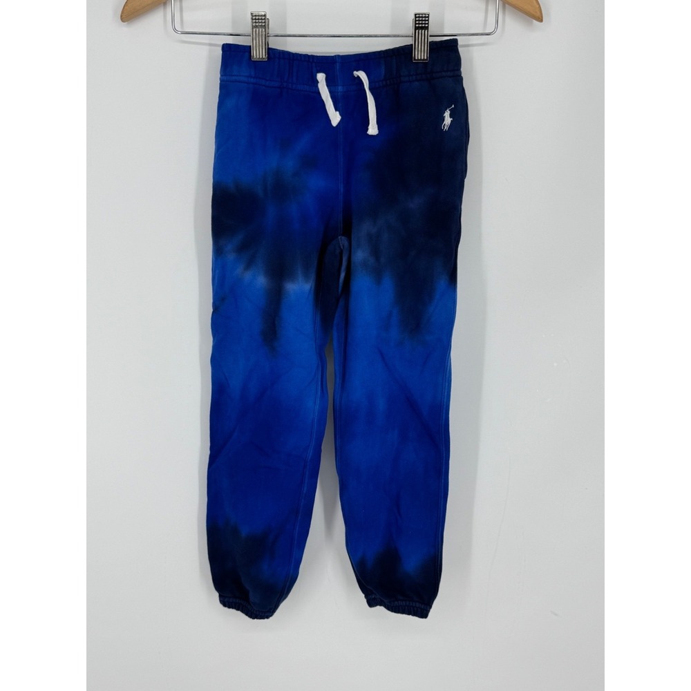 NWOT Polo Ralph Lauren Boys Blue Tie Dye Cotton Jogger Sweatpants Size 3/3T N5
